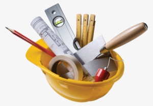 Construction Tools Png Clipart Black And White - Building Construction Tools Png