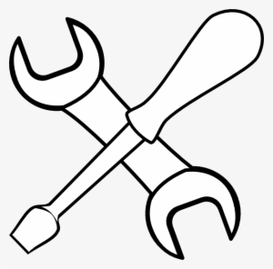 Construction Tools Clipart Black And White - Tool Clipart