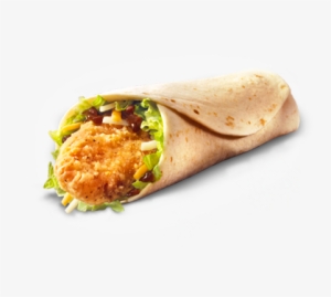 Png Royalty Free Stock Burrito Transparent Crispy Chicken - Chicken Snack Wrap