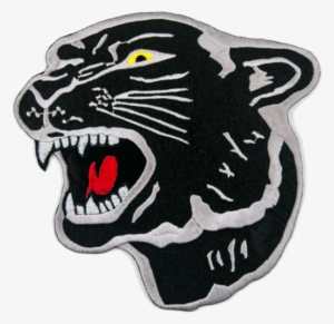 1364 Black Panther Patch 8" - Glen Rock High School Panther