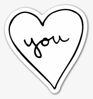 Hand Drawn Heart, So Simple But So Nice For A Sticker - Drawing