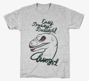 Easy Breezy Beautiful, Clever Girl Velociraptor Mens - Doctor Shirt