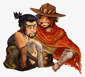 mchanzo hold the mayo side of fluff - mccree x hanzo fluff