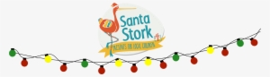 Last Year's Santa Stork Campaign Saw Brand New Presents - Transparent Background Christmas Lights Clip Art