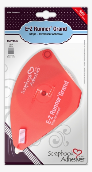 e-z runner grand strips refill 150\'/45m - 3l red double sided tape applicator refill e-z runner