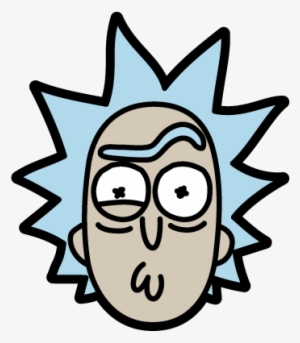 Rick And Morty Clipart Rick Head - Rick And Morty Hd Stickers