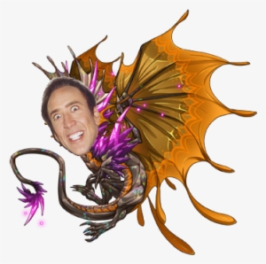 Are You Telling Me The Lumine Virius Was Nicolas Cage - Flight Rising Dragon Cute