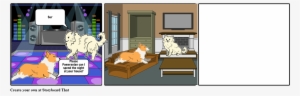 The Pomeranian And The Corgi - Cartoon