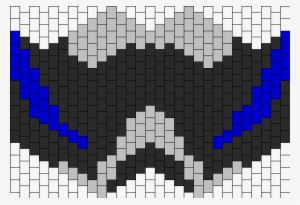 Soldier 76 Facemask Bead Pattern - Bead