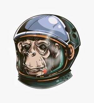 Space Monkey - Monkey With Space Helmet