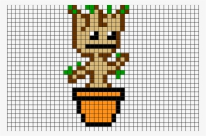 Baby Groot Pixel Art