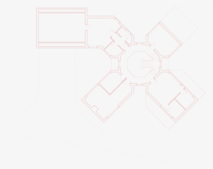 Winged Octagon House - Technical Drawing