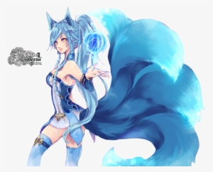 Images Kitzu Wallpaper And Background Photos  Cartoon Anime Foxes HD Png  Download  vhv