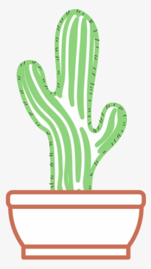 Cactus In Pot Icon - Icon