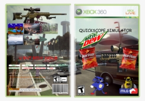 Quick Scope Simulator Xbox 360 Box Art Cover By Haibai57 - Xbox 360 No Scope