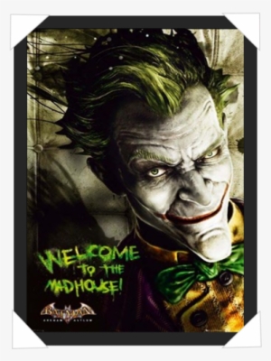 463 - Batman Arkham City Joker Poster Transparent PNG - 500x500 - Free  Download on NicePNG