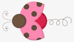 Png Freeuse Library And Brown Ladybug - Pink Lady Bug Clip Art