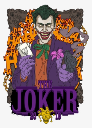 This Illustration Is Based On The Joker From The Dc - Illustration ...