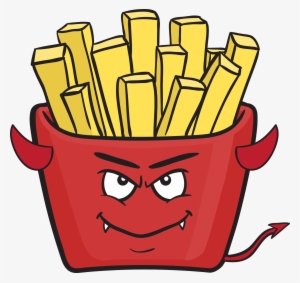Satan Clipart Devil Emoji - French Fries Clipart