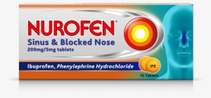 nurofen sinus pain relief 200mg/5mg - nurofen sinus and blocked nose