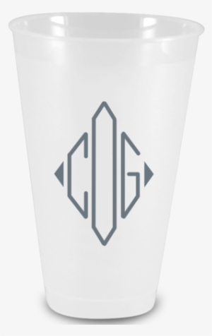 20 Oz Frost-flex Cups Personalize & Buy Buy Unprinted - Monogram