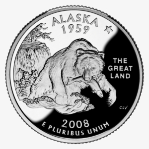 2008 Ak Proof - Alaska State Quarter
