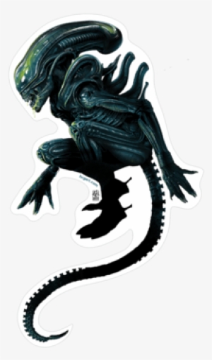 "xenomorph" Sticker By Vance Kelly - Dragon