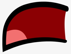 Open Mouth Png Clip Black And White Download - Bfdi Mouth Frown