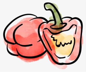 Chili Drawing Cartoon Image Freeuse Library - Vegetable