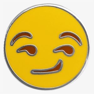 Smirk Emoji Pin - Best Emoji