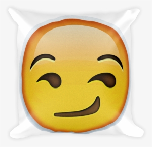 Emoji Pillow - Smirking Face - Face