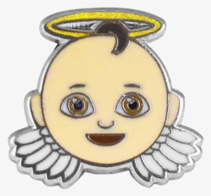 Angel Emoji Pin - Emoji