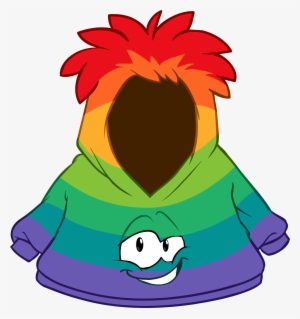 Rainbow Smirk Hoodie Icon