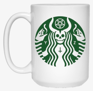 The Satan-buck Mugs - Starbucks New Logo 2011