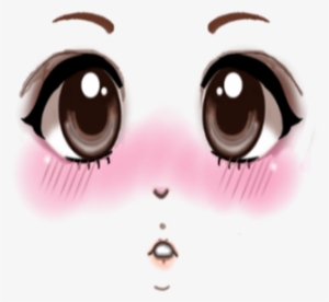 Anime Blush Collection Roblox Black And White Png Avatar - Anime Blush Face  Png Transparent PNG - 420x420 - Free Download on NicePNG