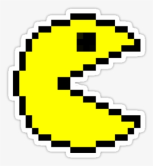 Pac-man Stickers - Pacman Pixel Art Png