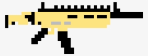 Fortnite Scar - Pixel Art Pixel Scar