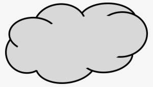 Grey Clipart Smoke Cloud - Grey Cloud Clipart