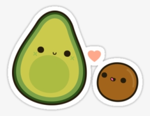Beautiful Tumblr Red Background Cute Avocado And Stone - Avocado Cute Drawing