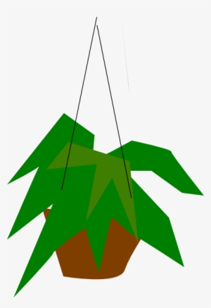 Hanging Basket Clip Art - Cartoon Hanging Plant
