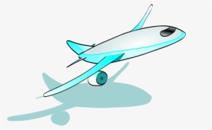 Vector Stock Airplane Taking Off Clipart - Cartoon Plane Taking Off