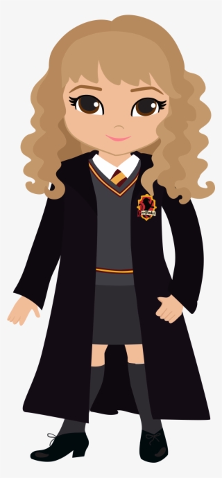 Harry Potter Clipart Cartoon - Hermione Clipart