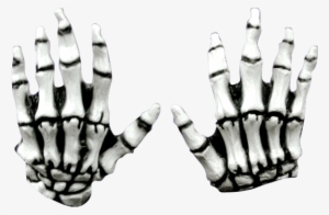 White Junior Skeleton Hands - Junior White Skeleton Hands