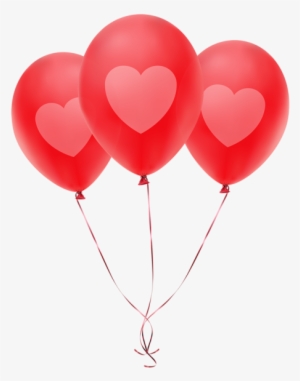 Birthday Clipart, Valentines Art, Red Balloon, Heart - Transparent Red Balloons