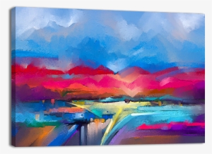Abstraction Landscape - Oil Painting