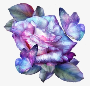 Click And Drag To Re-position The Image, If Desired - Transparent Png Rainbow Flower