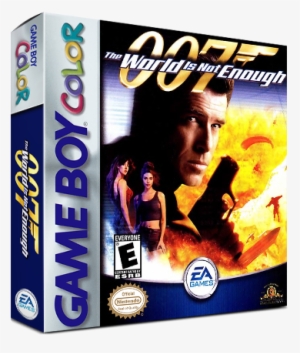 Nintendo Game Boy Color 3d Box Art - Electronic Arts 007 The World Is Not Enough