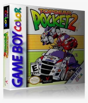 Gameboy Color Top Gear Pocket 2 Game Cover To Fit A - Disney's Dinosaur Game Boy Color