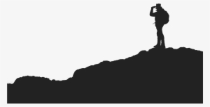 Mountain Hiker Silhouette Png