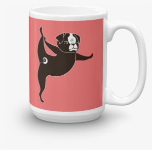 Yoga Pug 'tippy Toes' Mug - Mug